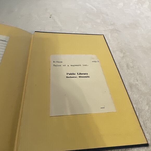 Tales Of A Wayward Inn by Frank Case - 1938 First Edition - Picture 9 of 9